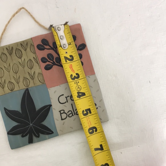 Wall Art Decoration Tiles Create Peace, Do What you Love, Create Balance - Picture 4 of 8